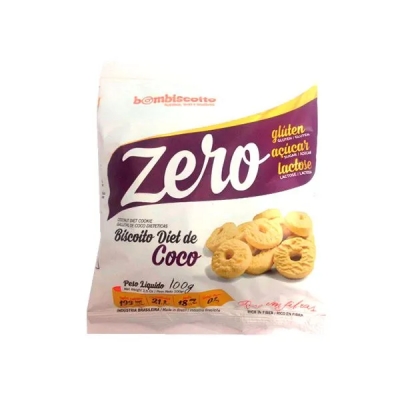 Biscoito Bom Biscoito Zero Glúten/Açúcar/Lactose Coco 100g