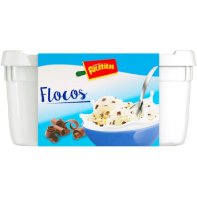 Sorvete Paletitas Flocos Cremoso 1,5l