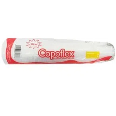 Copos Descartáveis Copoflex Transparente 200ml C/100