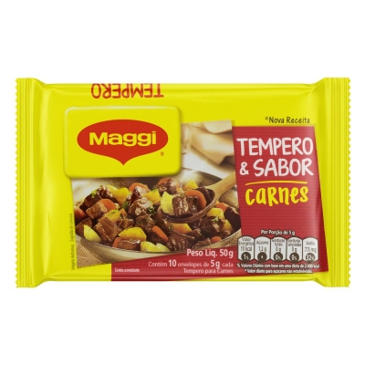 Tempero Maggi Carnes/Legumes/Arroz 50g