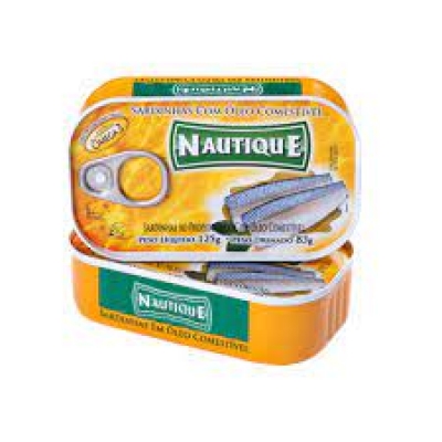 Sardinha Nautique Óleo 125g