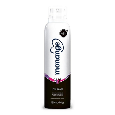 Desodorante Monange Aerosol Invisível 150ml