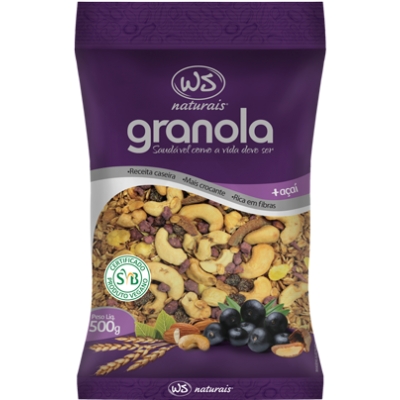 Granola WS C/Açaí 500g