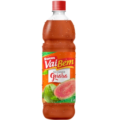 Suco Tropical Vai Bem Goiaba 1l