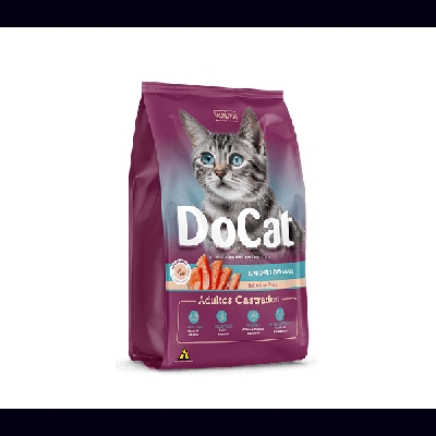 Ração Docat Premium Salmão/Peixe 1kg