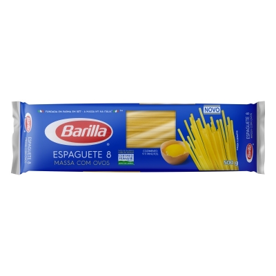 Macarrão Barilla C/Ovos Espaguete N°8 500g