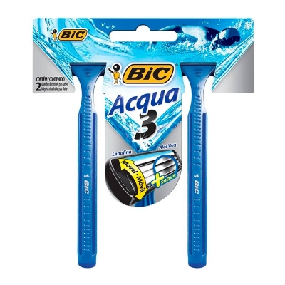 Aparelho de Barbear Bic Acqua 3 C/2