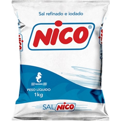 Sal Refinado Nico 1kg