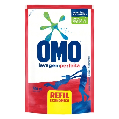 Detergente Líquido Omo Lavagem Perfeita Refil 900ml