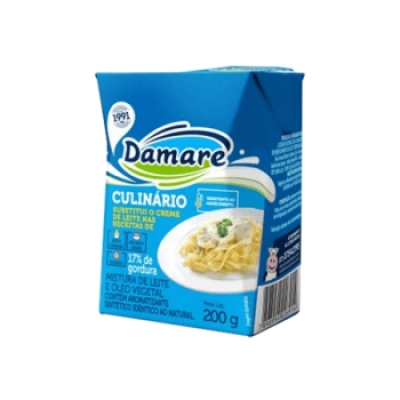 Creme Culinário Damare Food TP 200g