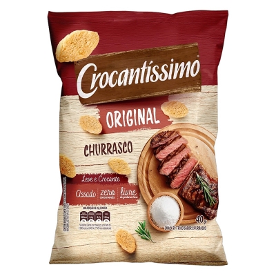 Snack Crocantíssimo Churrasco 40g