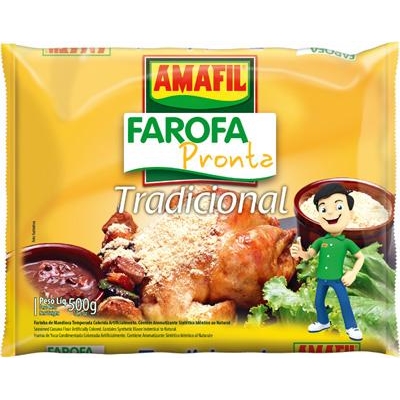 Farofa de Mandioca Amafil 500g