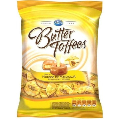 Bala Butter Toffees Maracujá 100g