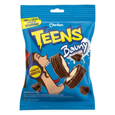 Biscoito Marilan Teens Bauny 80g