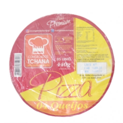 Pizza Tchana 4queijos C/5 440g