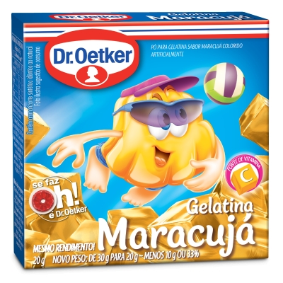 Gelatina Oetker Maracujá 20g