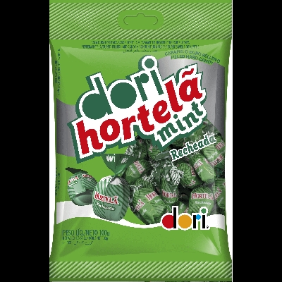 Bala Hortelã Recheada Mint Dori 100g