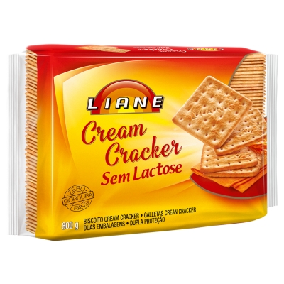 Biscoito Liane Cream Cracker 800g