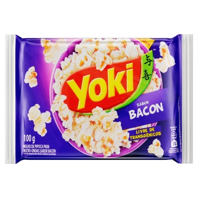 Pipoca P/Microondas Yoki Bacon 100g