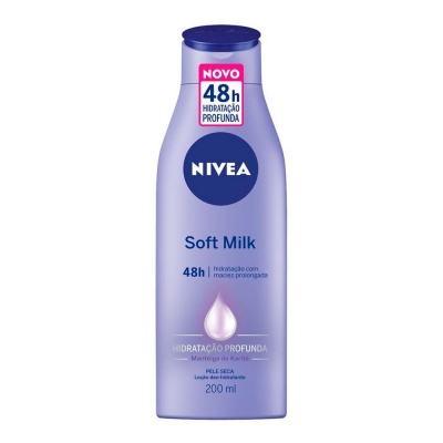 Hidratante Nivea Soft Milk Pele Seca 200ml