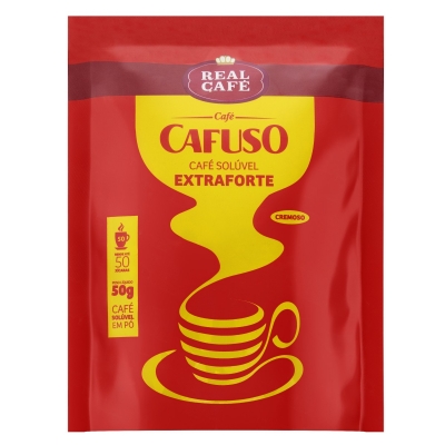 Café Solúvel Cafuso Extra Forte 50g