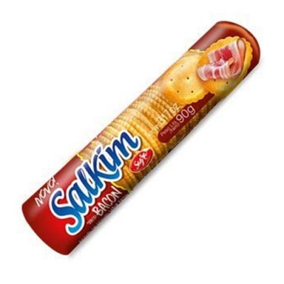 Biscoito Salgado Salkim Bacon 90g