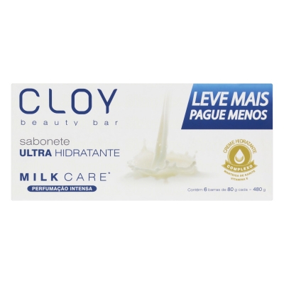 Sabonete Cloy Milk Care 80g C/6
