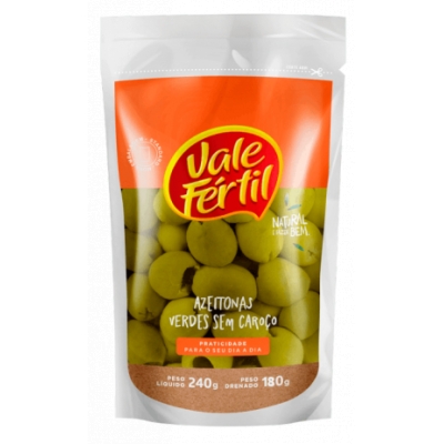 Azeitona Vale Fértil S/Caroço Sachê 180g