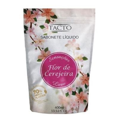 Sabonete Líquido Tacto Flor de Cerejeira Sachê 400ml