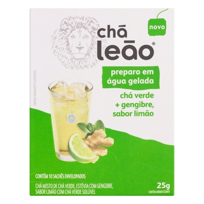 Chá Leão Gelado Gengibre/Limão 25g