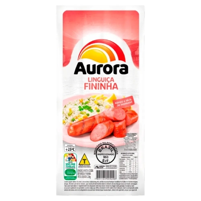 Linguiça Tipo Calabresa Fina Aurora Kg