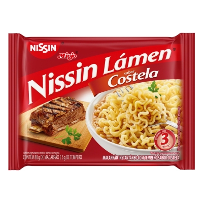 Miojo Nissin Lámen Costela 85g