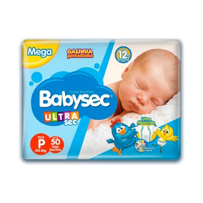 Fraldas Descartáveis Babysec Ultra Mega P C/42