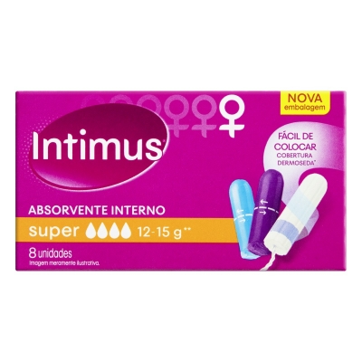 Absorvente Interno Intimus Super C/8