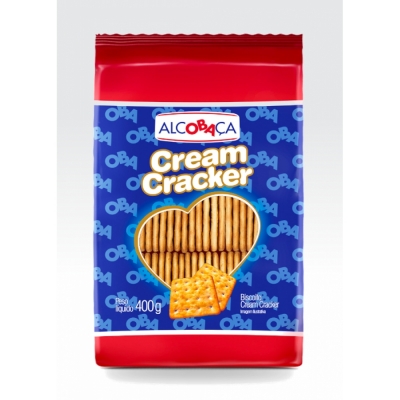 Biscoito Alcobaça Cream Cracker 400g