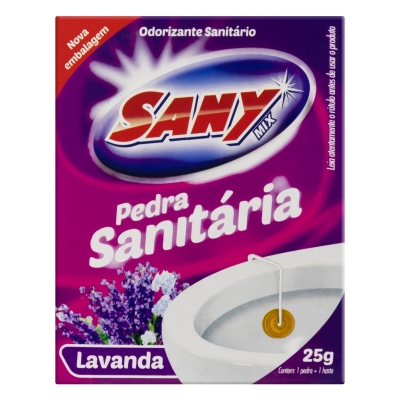 Pedra Sanitária Sanymix Lavanda 25g