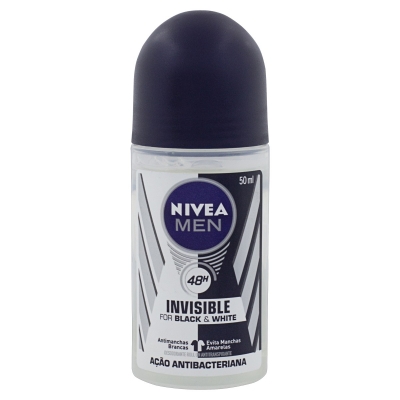 Desodorante Nivea Roll On Men Invisible Black & White 50ml