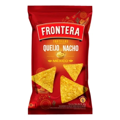 Salgadinho Frontera Tortillas Queijo Nacho 68g