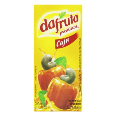 Suco Pronto Dafruta Caju TP 200ml