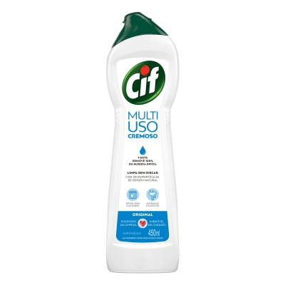 Limpador Cif Cremoso Branco 450ml