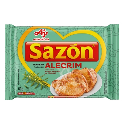 Tempero Sazón Toque de Alecrim 60g