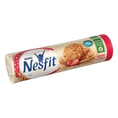 Biscoito Nesfit Morango/Cereais 160g