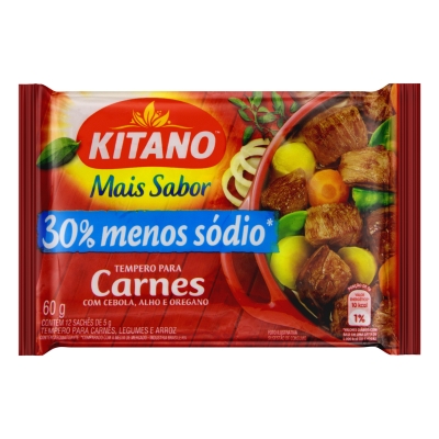 Tempero Kitano Mais Sabor Carnes 60g